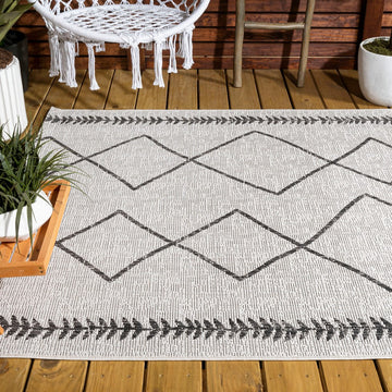 Derya Tribal Diamond Trellis Indoor/outdoor Area Rug